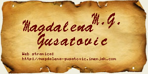 Magdalena Gušatović vizit kartica